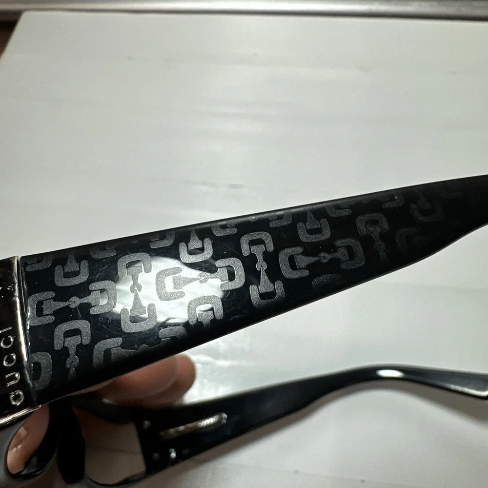 Gucci GG  Rectangular Sunglass Eyeglass (Frame Only )Black